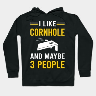 3 People Cornhole Hoodie